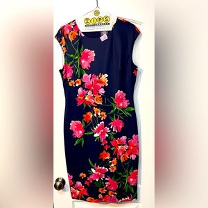 Navy with floral print Vince Camuto. Great condition